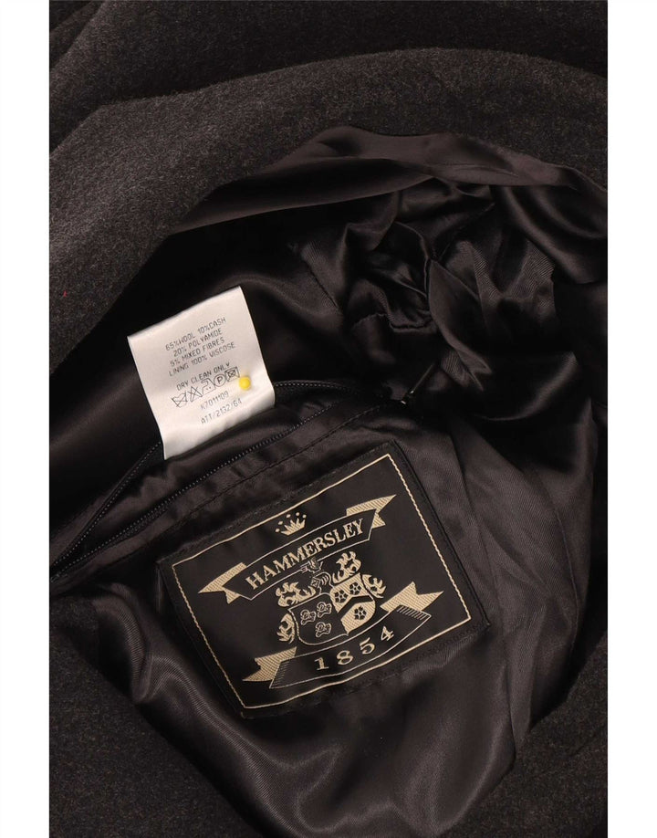 Płaszcz męski Hammersley UK 36 Small, szara wełna
