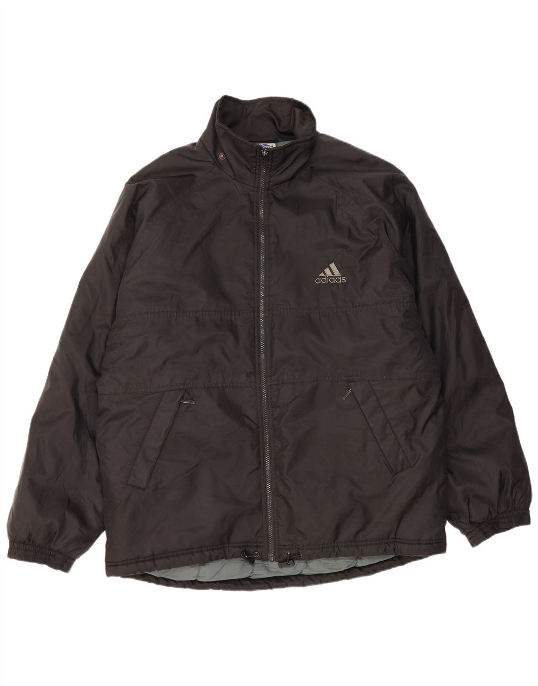 Męska kurtka wiatrówka Adidas Graphic UK 38/40 Średni czarny poliamid