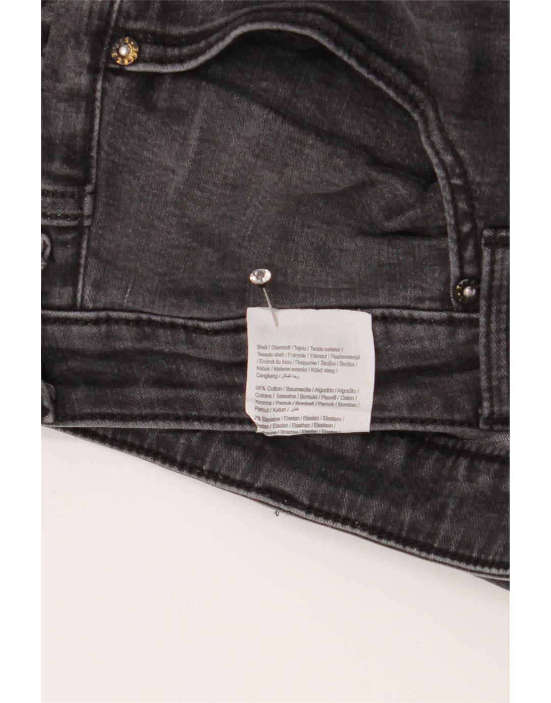 Męskie jeansy typu slim Jack & Jones W36 L34 Szara bawełna
