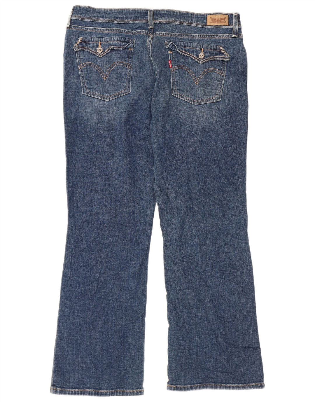 Jeansy Levi's 515 Bootcut Damskie US 16 2XL W38 L28 Niebieskie Bawełniane