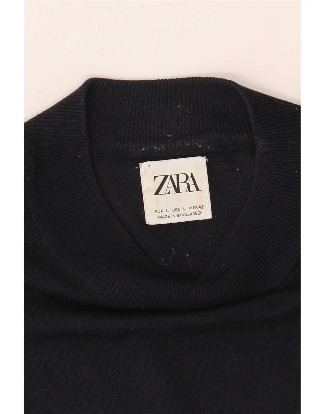T-shirt męski Zara, duży, granatowy