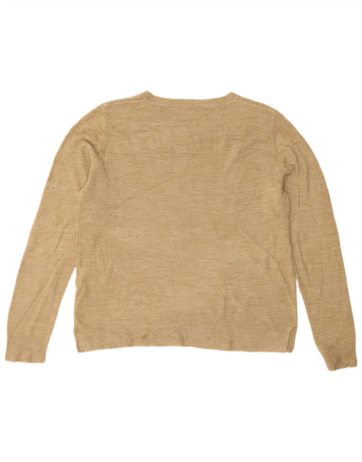 Sweter damski MARKS & SPENCER UK 14, średni beż, akryl
