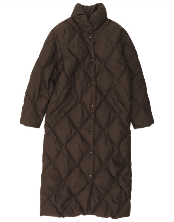 Damski płaszcz ocieplany Sergio Tacchini o przedłużonym fasonie UK 6 XS, zielony poliester