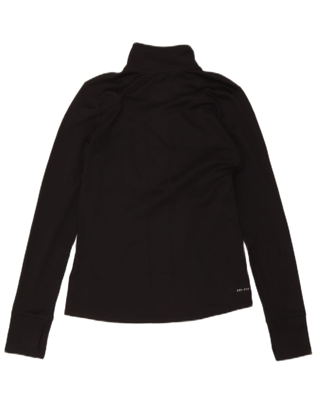 Damski dres Nike Dri Fit z zamkiem błyskawicznym na szyi, UK 10, mały, czarny