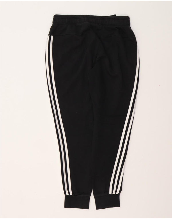 Damskie spodnie dresowe ADIDAS Joggers UK 8/10 Małe, czarne, bawełniane