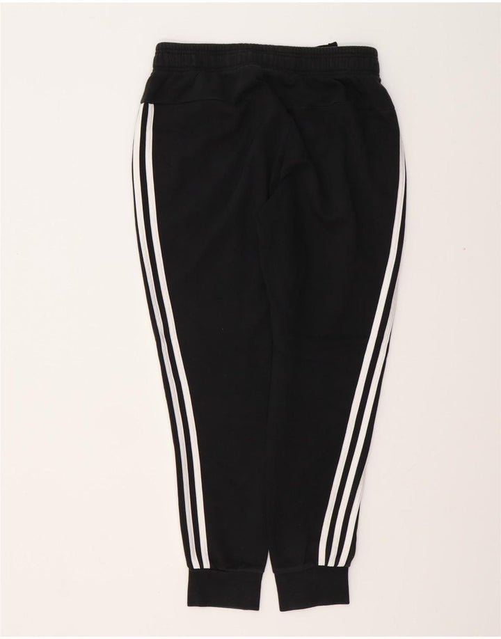 Damskie spodnie dresowe ADIDAS Joggers UK 8/10 Małe, czarne, bawełniane
