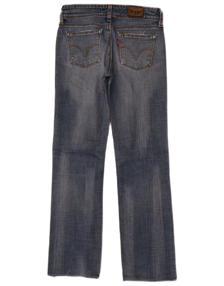 Damskie jeansy Levi's 570 Straight W27 L29 Niebieskie bawełniane