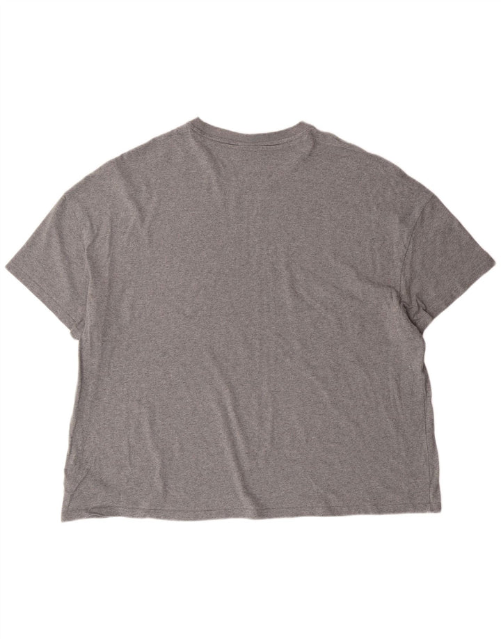 Męska koszulka z grafiką Puma Top 2XL Szara bawełna