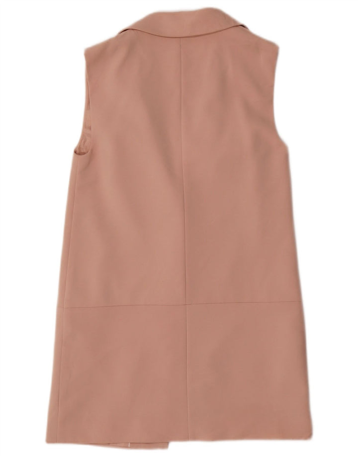 Marks & Spencer Damska marynarka bez rękawów z długimi rękawami, UK 10, mała, różowa