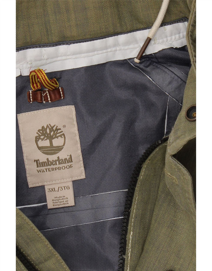 Męska wodoodporna kurtka z kapturem Timberland UK 46 3XL Khaki