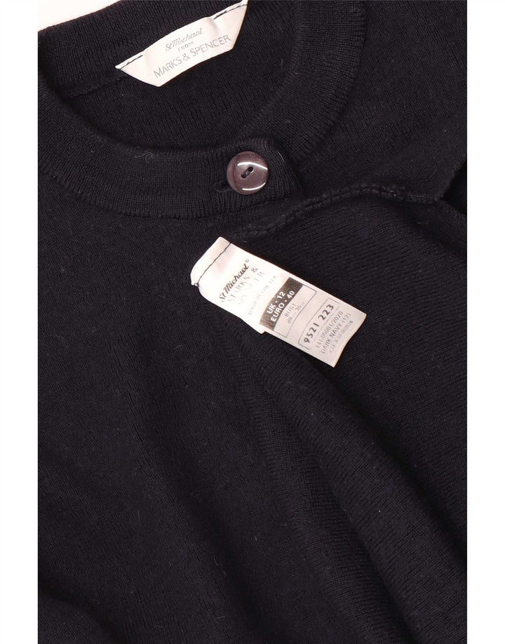 Marks & Spencer Damski sweter St. Michael Cardigan UK 12 Średni granatowy
