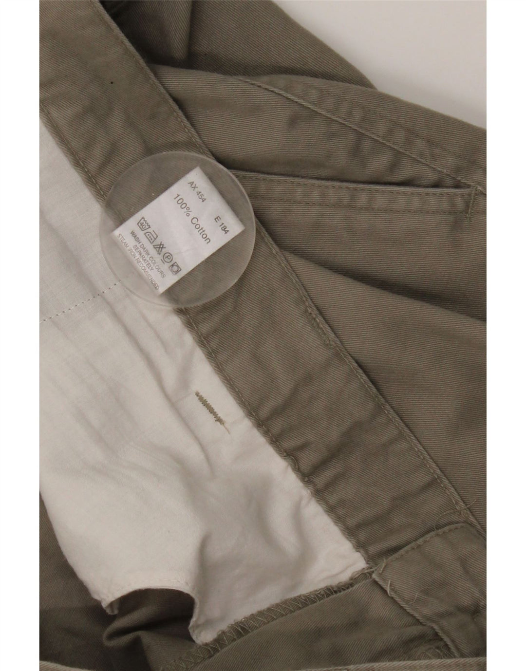 Męskie spodnie Chino Essentials W46 L30 Szara bawełna
