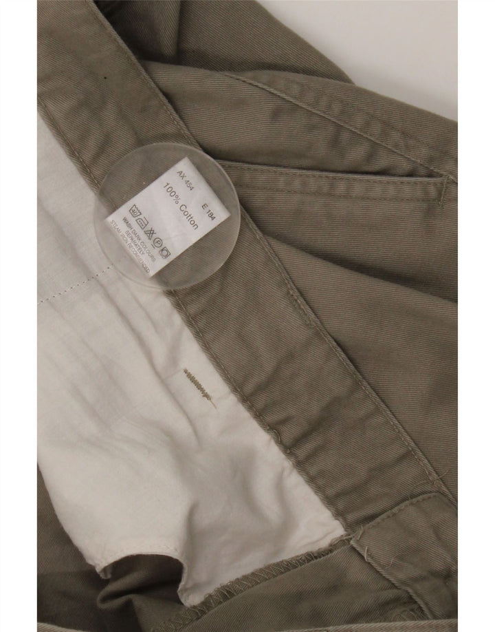 Męskie spodnie Chino Essentials W46 L30 Szara bawełna