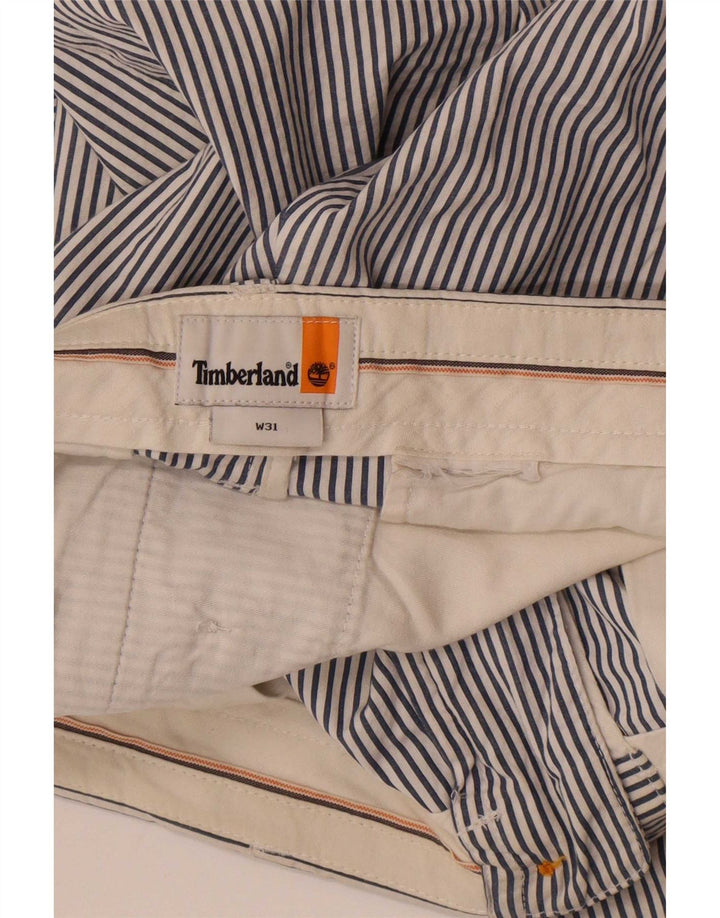 Męskie spodenki Chino Timberland W31 w średnie niebieskie prążki