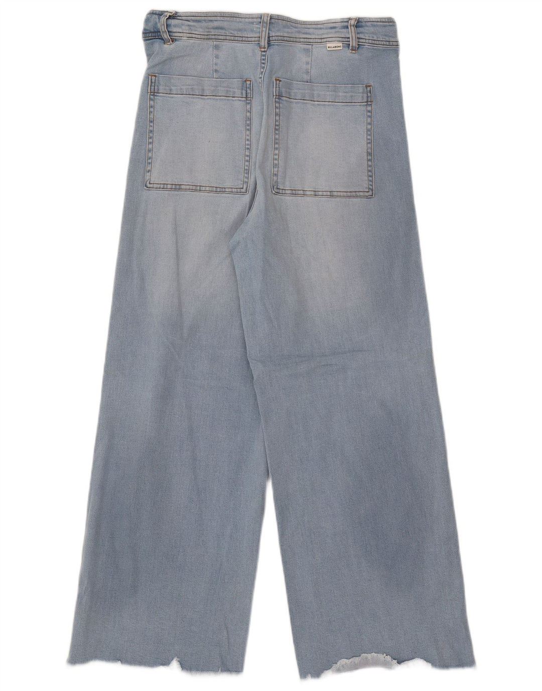 Damskie jeansy BILLABONG z szeroką nogawką i wysokim stanem W30 L27 Niebieskie