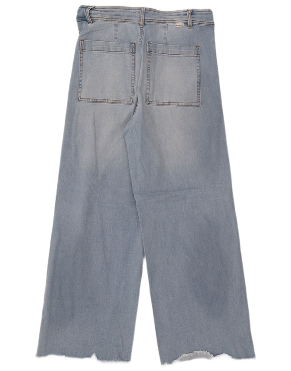 Damskie jeansy BILLABONG z szeroką nogawką i wysokim stanem W30 L27 Niebieskie