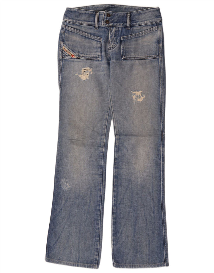Damskie jeansy Diesel w trudnej sytuacji Bootcut W26 L31 niebieskie