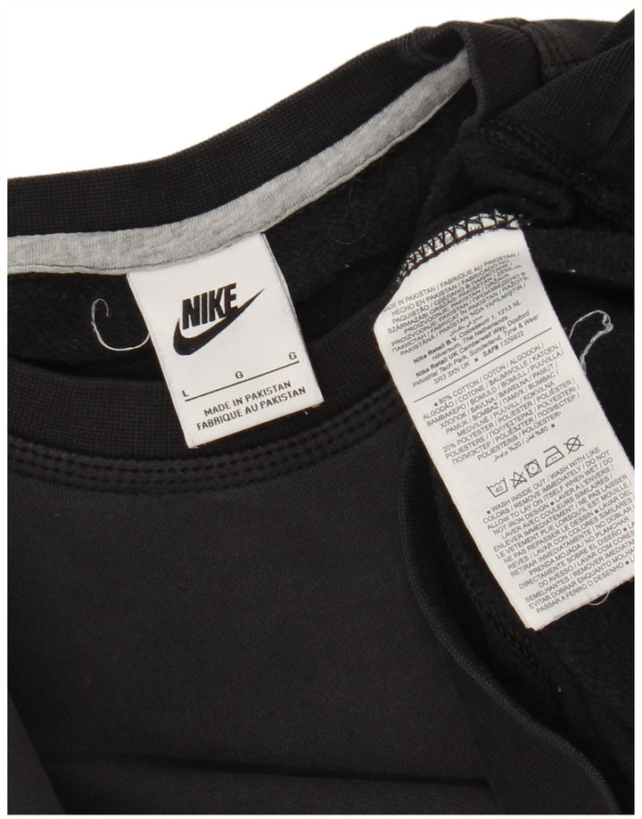 Bluza męska Nike, duża, czarna, bawełniana