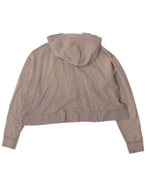 Damski sweter Polo Ralph Lauren Crop Oversize z kapturem i zamkiem UK 6 XS Szary