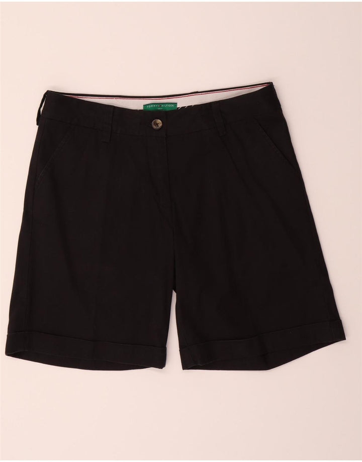 TOMMY HILFIGER Womens Chino Shorts W30 Medium Black