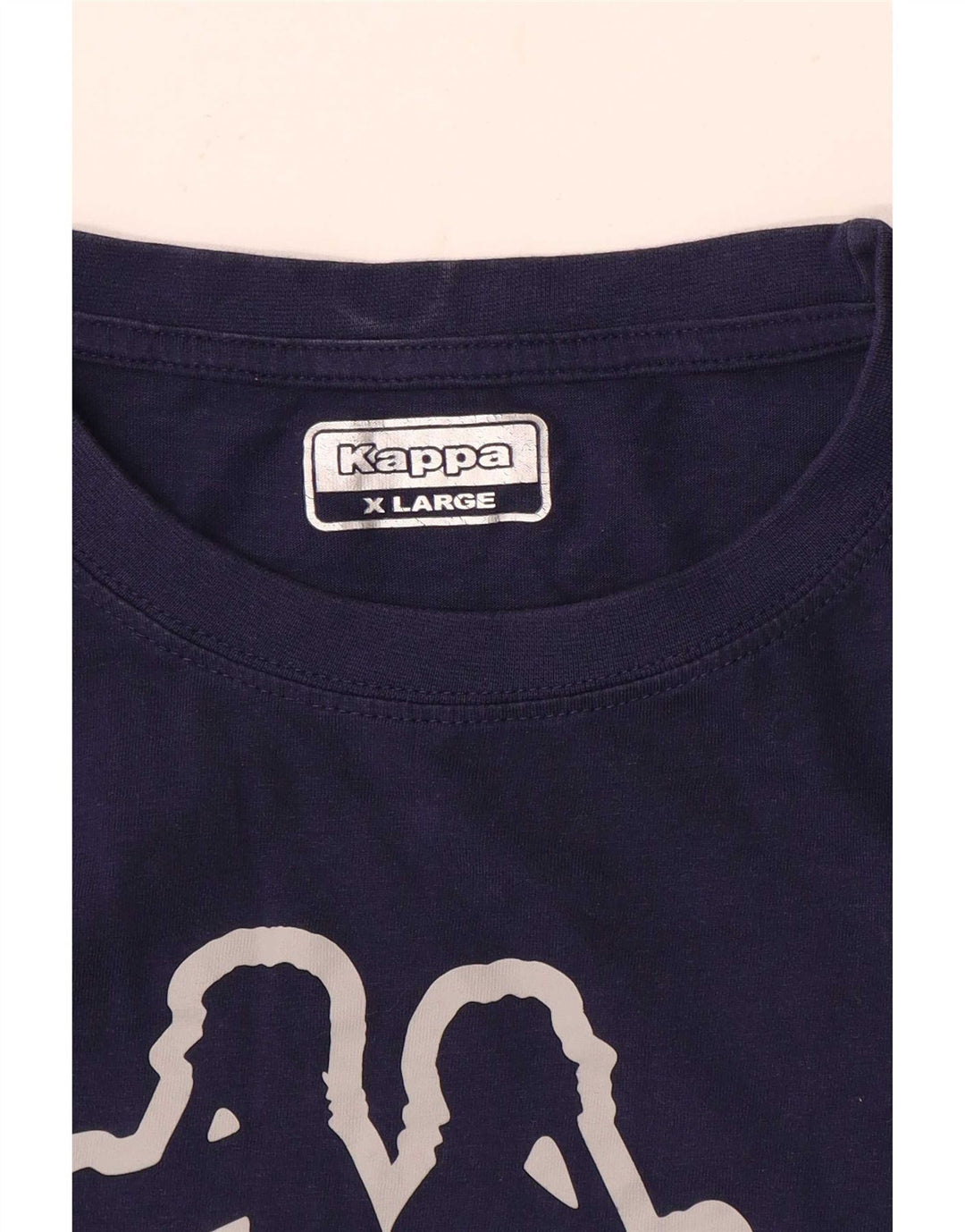 Męski T-shirt z grafiką Kappa XL, granatowy