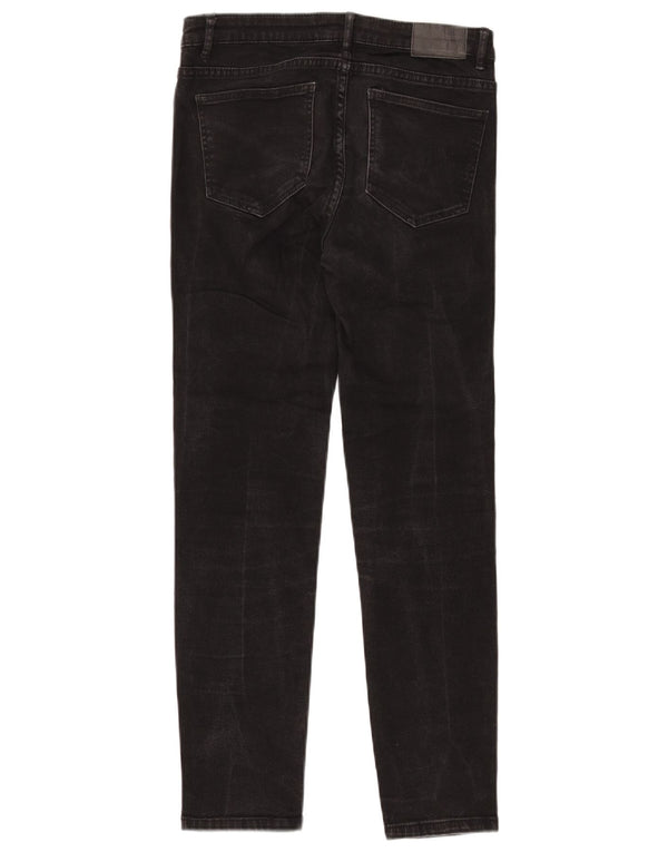 Damskie jeansy slim fit ZARA EU 40 Medium W30 L28 czarne