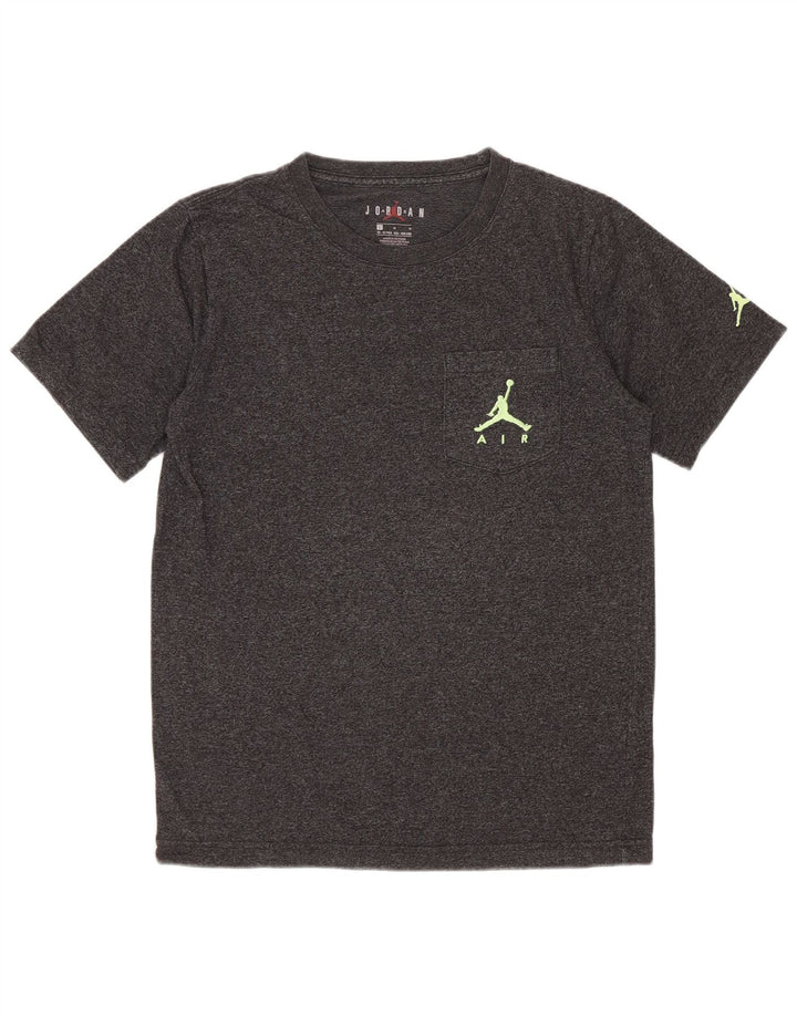 T-shirt chłopięcy Jordan 12-13 lat, duży, szary, nakrapiany