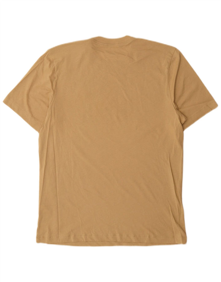 T-shirt męski Nike Top, średnio beżowy, bawełniany