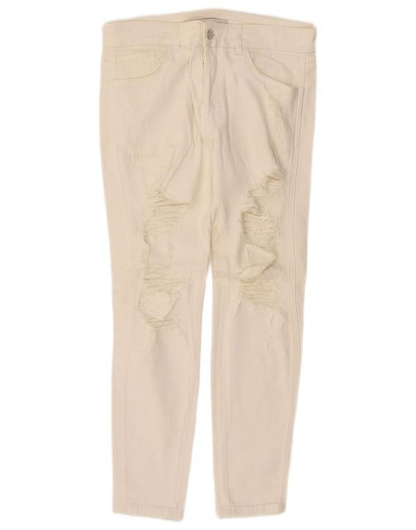 Męskie jeansy Zara w trudnej sytuacji EU 40 Medium W31 L27 Off White