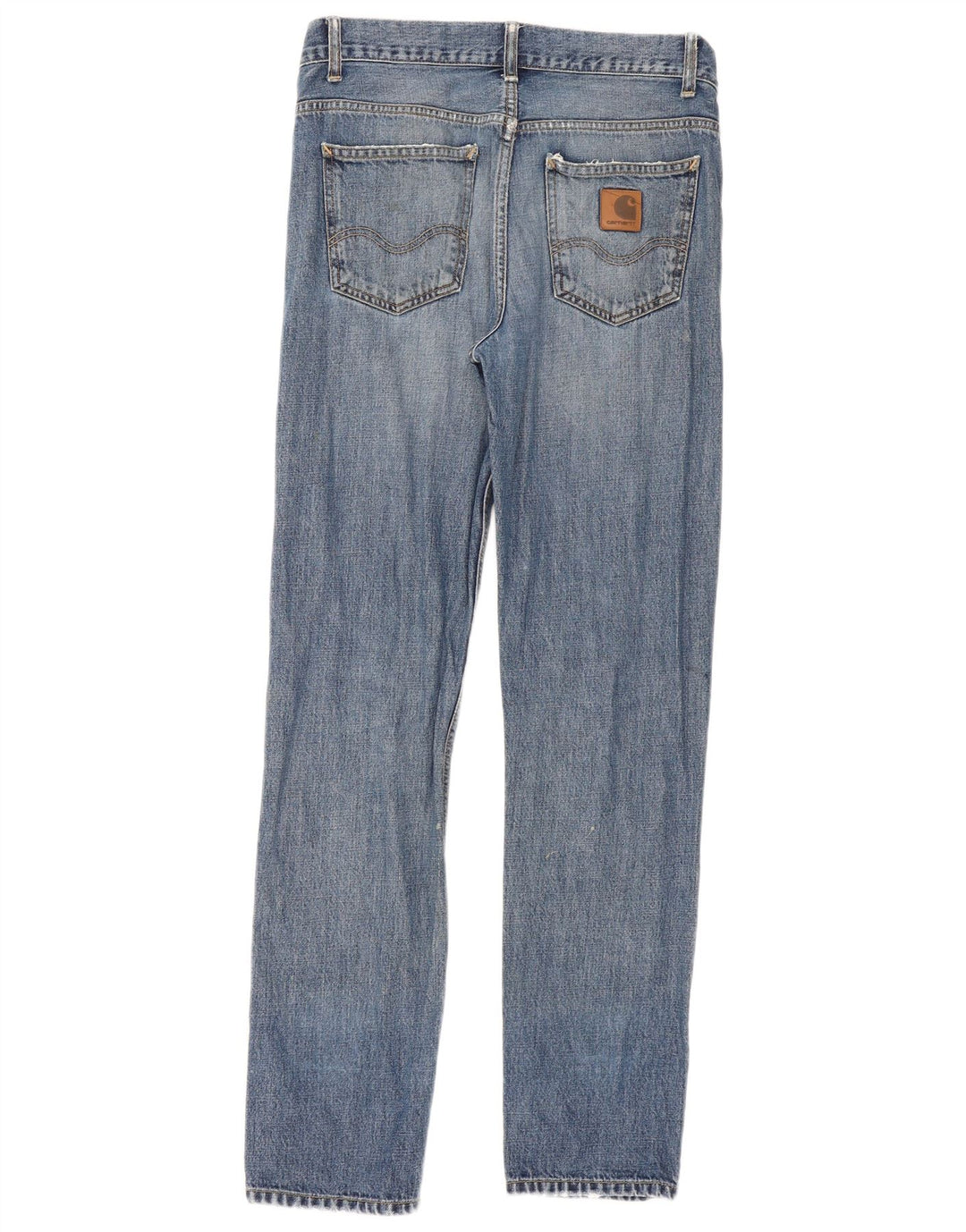 Damskie jeansy Carhartt Texas Distressed Slim W30 L32 Niebieskie bawełniane