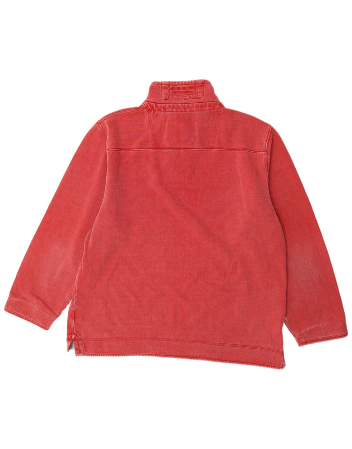 Crew Clothing Męska bluza z zamkiem błyskawicznym, 2XL, czerwona bawełna