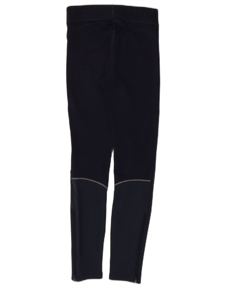 Legginsy damskie Under Armour UK 4 XS, granatowy, poliester z blokami kolorów