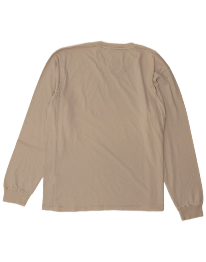 Męski top męski Champion z długim rękawem XL w kolorze złamanej bieli, bawełniany