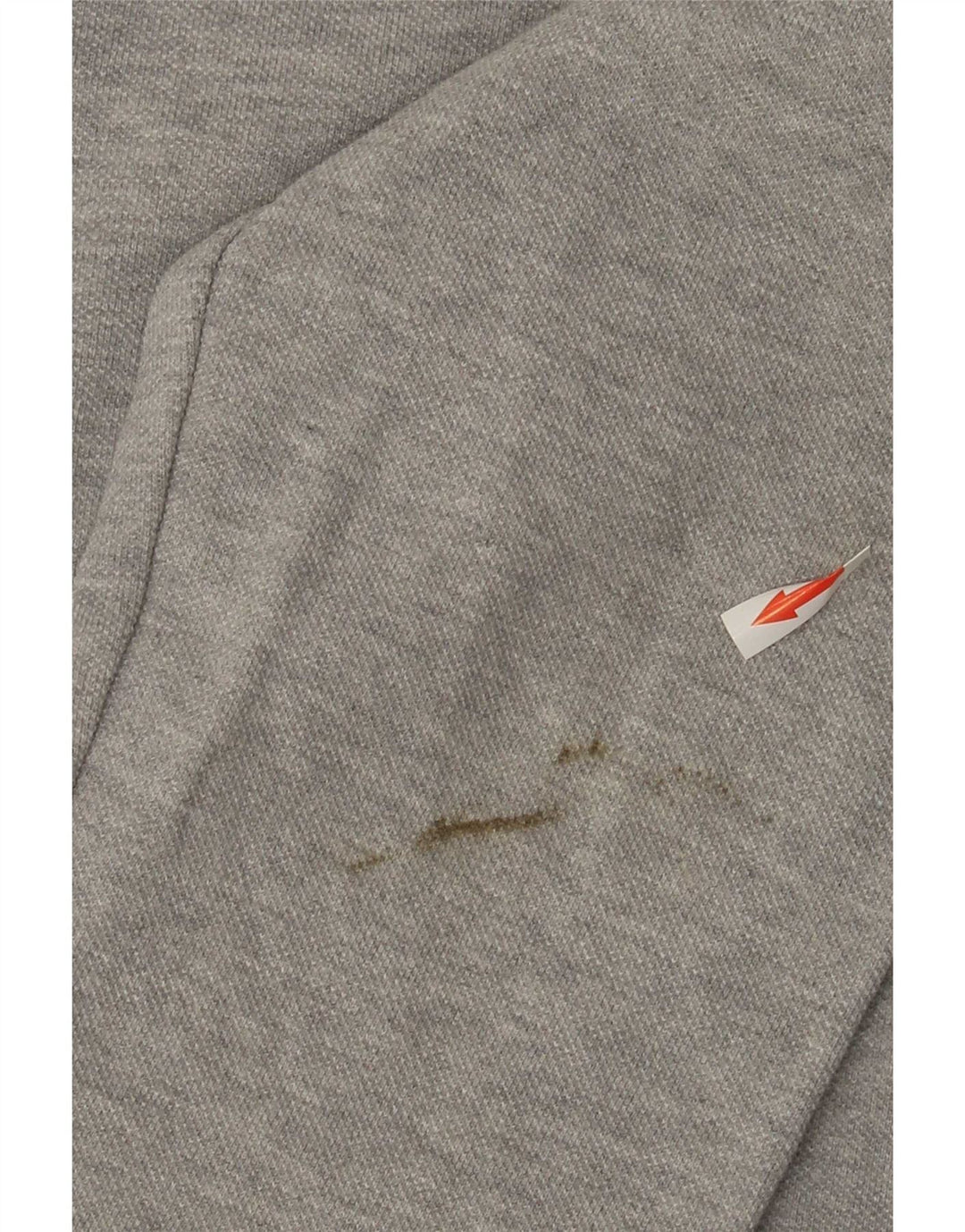 Crew Clothing Męska bluza z zamkiem błyskawicznym, średnioszara, bawełniana w plamki