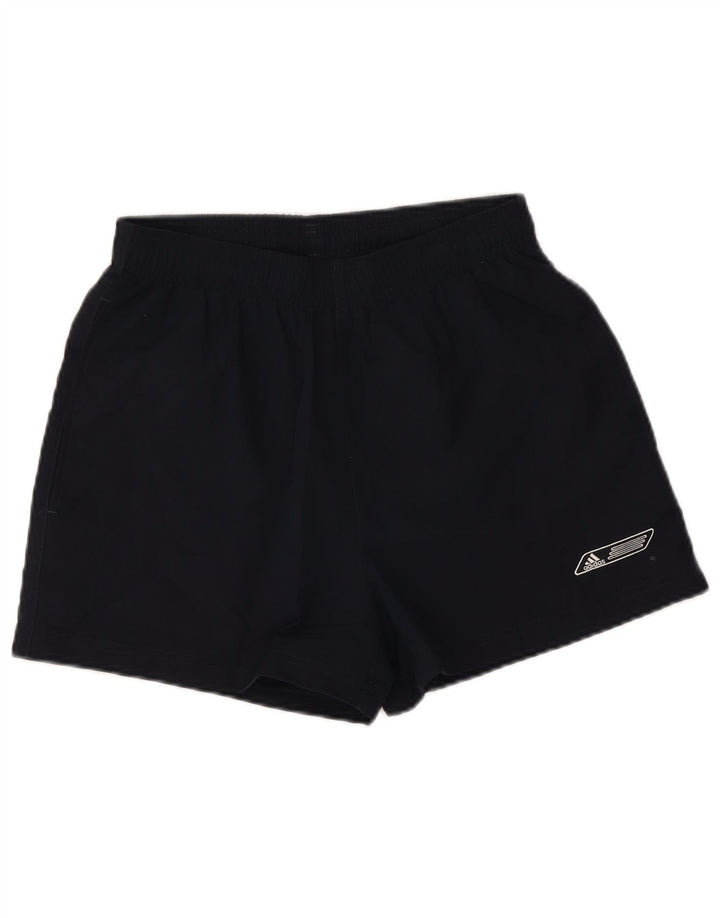 Męskie spodenki sportowe ADIDAS, małe, granatowe, poliestrowe
