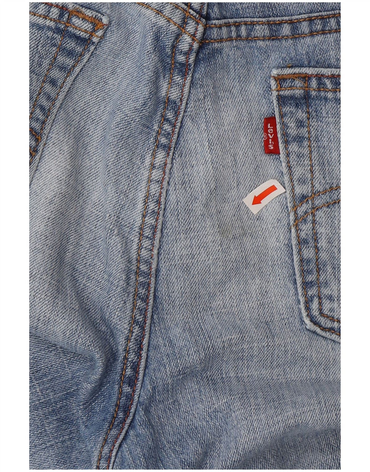 Damskie jeansy Levi's 515 Bootcut US 8 Medium W32 L31 Niebieska bawełna