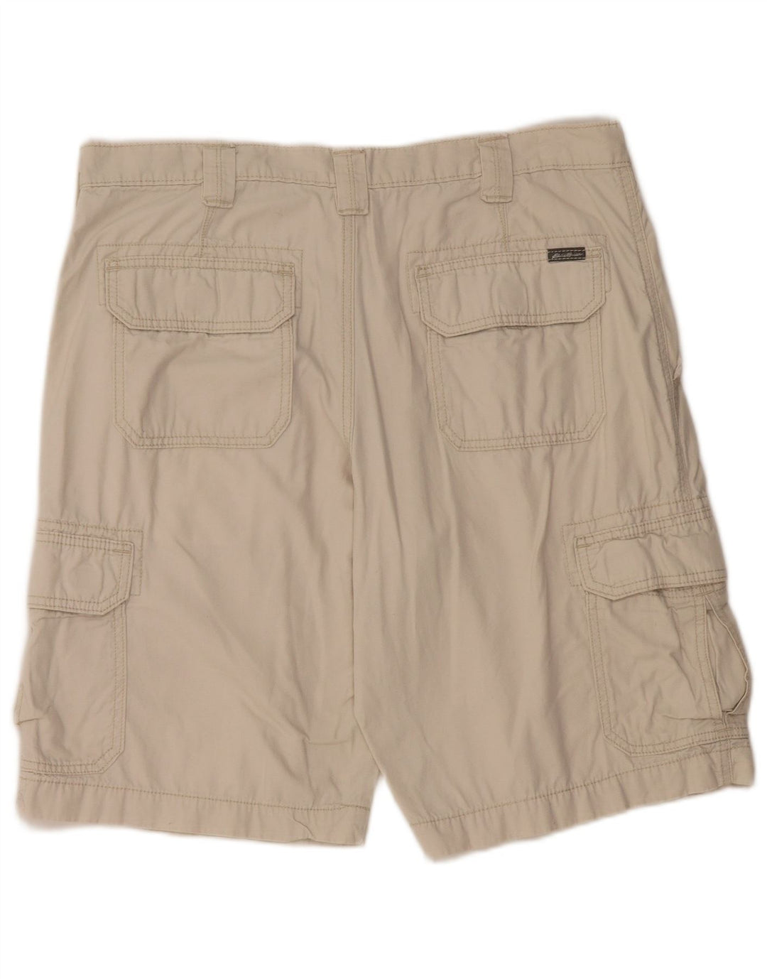 Męskie spodenki cargo EDDIE BAUER W36, duże, szare, bawełniane