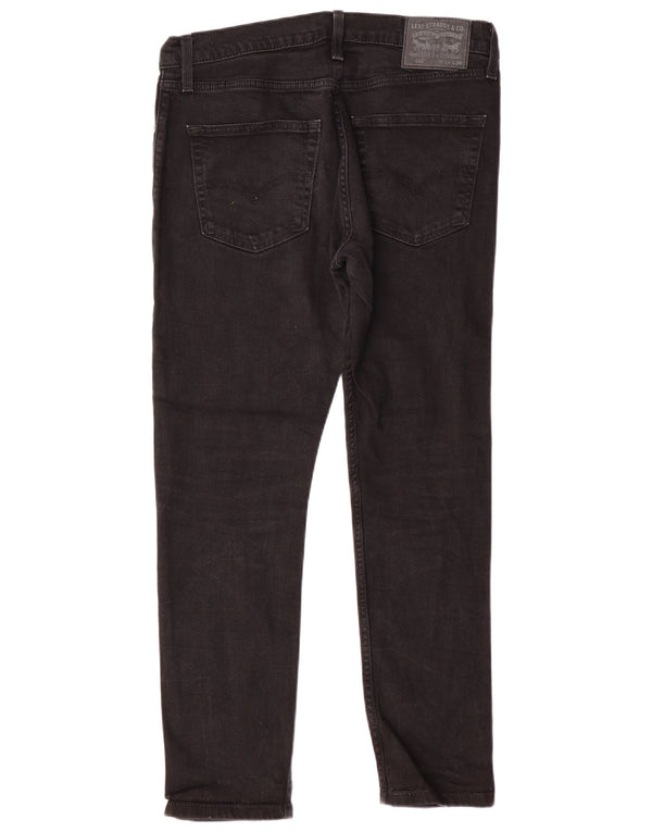 Męskie jeansy LEVI'S 512 Slim Tapered W33 L27 Czarna bawełna