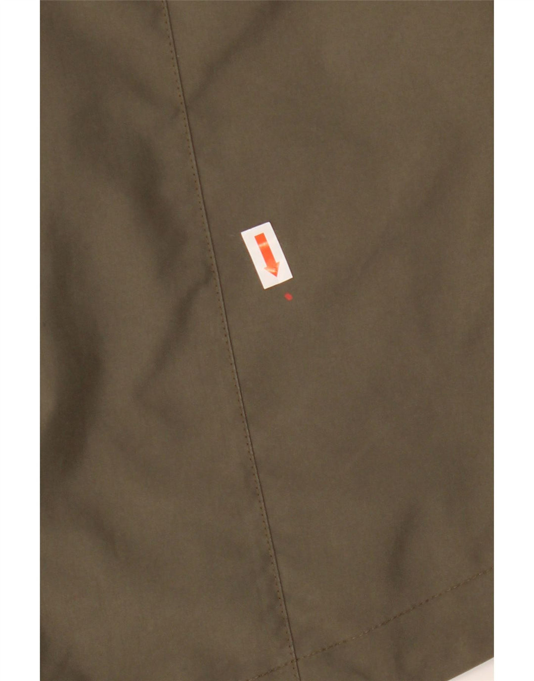 Damska kurtka przeciwdeszczowa z kapturem Jack Wolfskin UK 14/16, duża, khaki, poliester