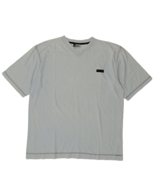 Męska koszulka Asics Top 2XL, niebieska bawełna