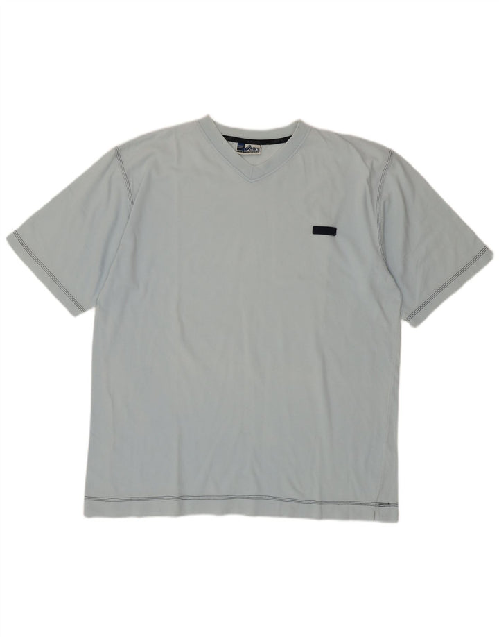 Męska koszulka Asics Top 2XL, niebieska bawełna
