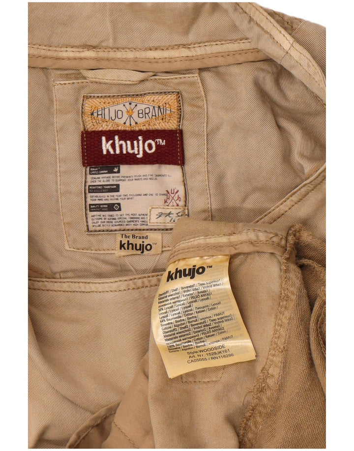 Damska kurtka motocyklowa KHUJO UK 14 z Lyocellu w kolorze średniego beżu