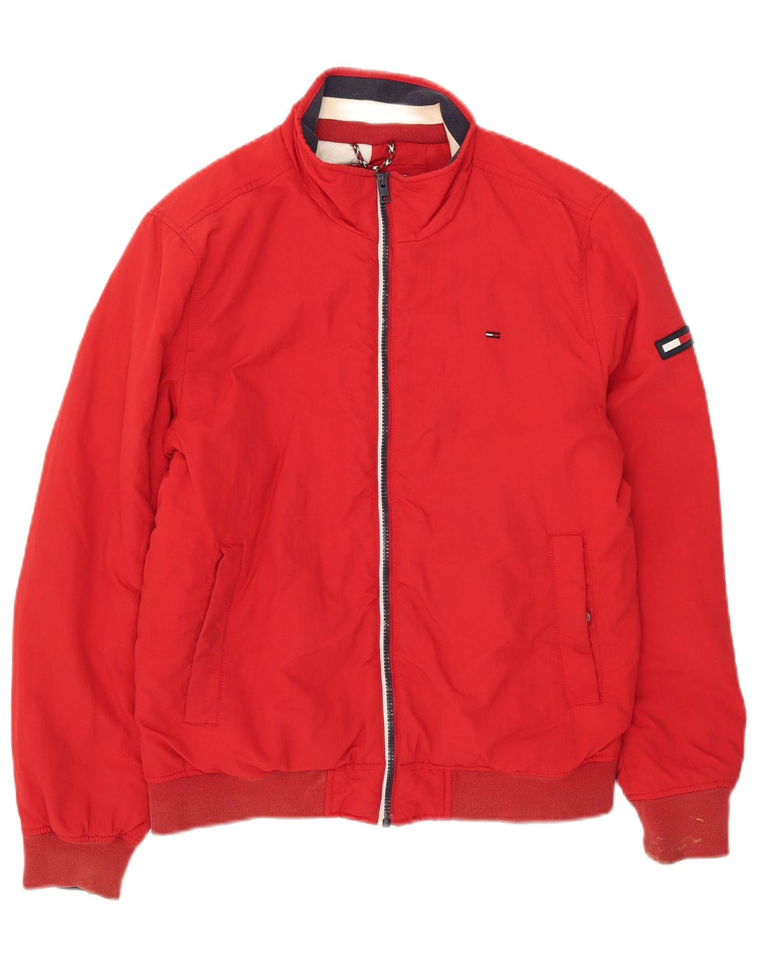 Męska kurtka bomberka Tommy Hilfiger UK 36 Small Red Poliamid