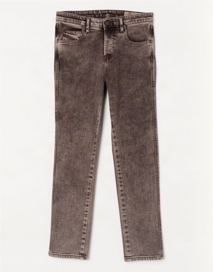 Damskie jeansy Diesel Slim W27 L26 Szara bawełna
