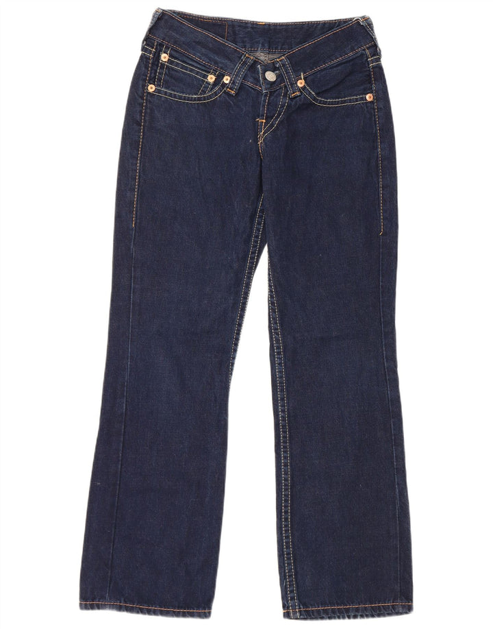 Damskie jeansy Levi's 921 Bootcut W28 L30 Niebieska bawełna