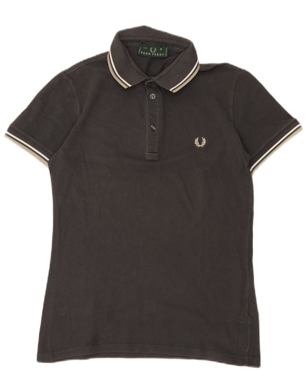 Męska koszulka polo Fred Perry, mała, szara, bawełniana