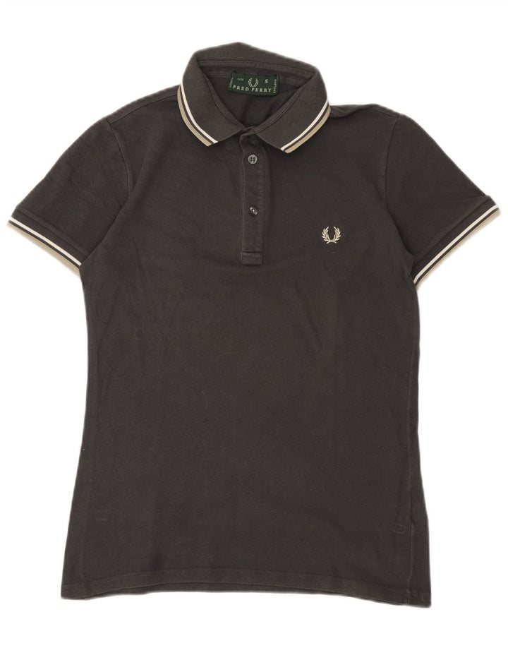 Męska koszulka polo Fred Perry, mała, szara, bawełniana