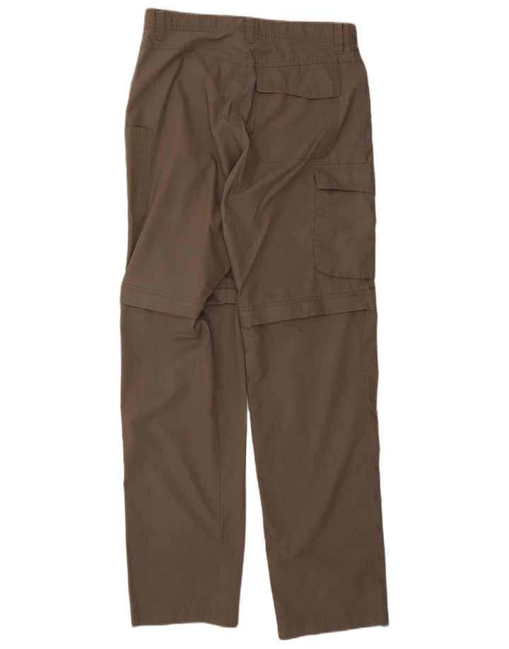 Męskie proste spodnie cargo Jack Wolfskin W32 L34 Szary poliester