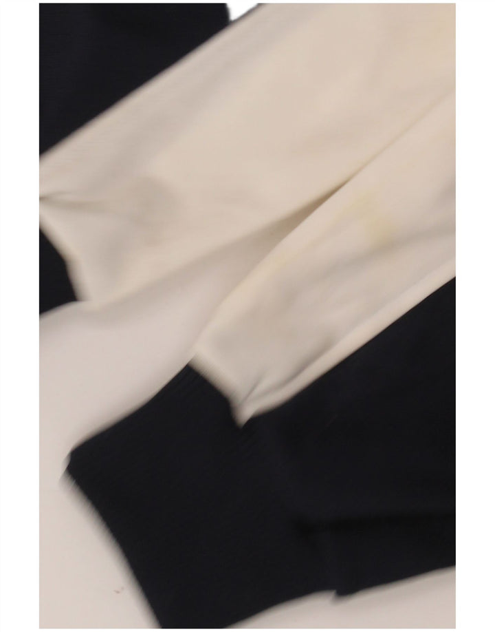 Męska kurtka dresowa Diadora z grafiką, duży niebieski poliester z blokami kolorów