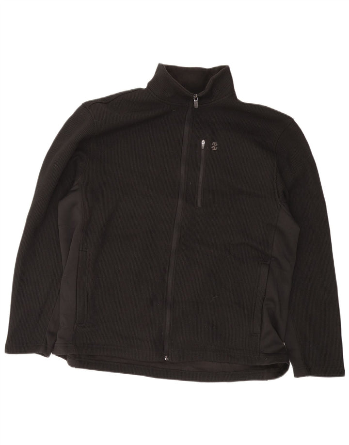 IZOD Męska bluza dresowa, duża, czarna, poliester